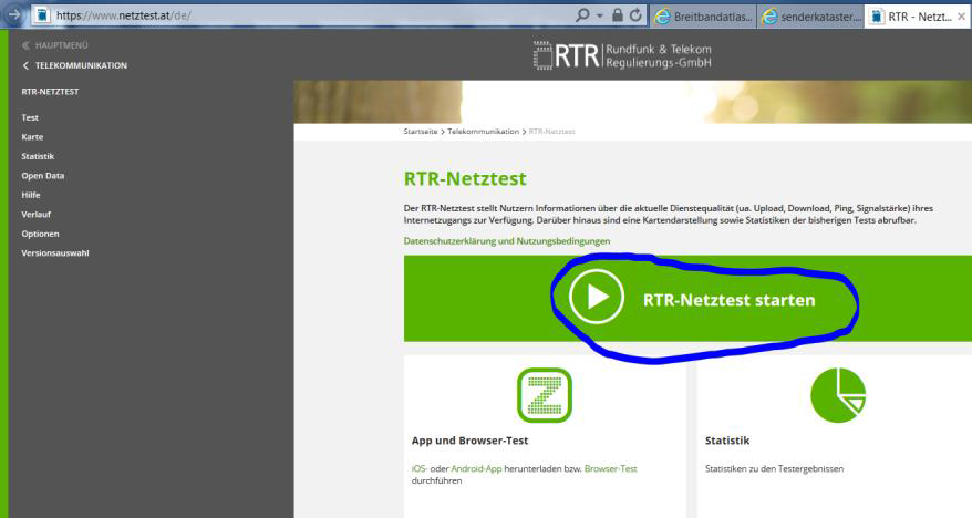 RTR - Netztest Detaillierte Anleitung mit Screenshots